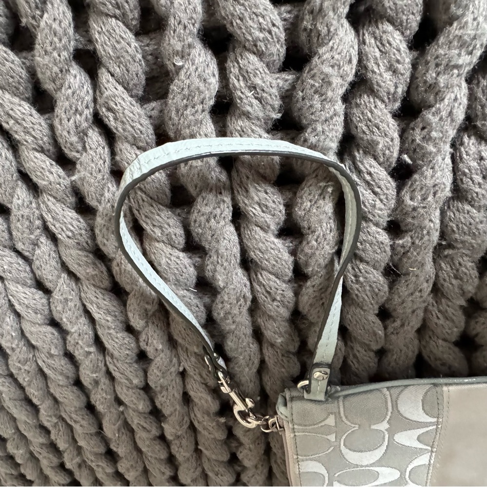 Coach Gray Wristlet - Picture 5 of 6